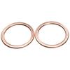 2PCS Exhaust Pipe gasket For Kawasaki VN1700 Vulcan 1700 Full range 2009-2023