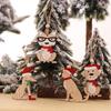 Puppy Puppy Christmas Pendant Dog Car Hanging Ornaments Xmas Tree Drop Ornaments  Home Decor