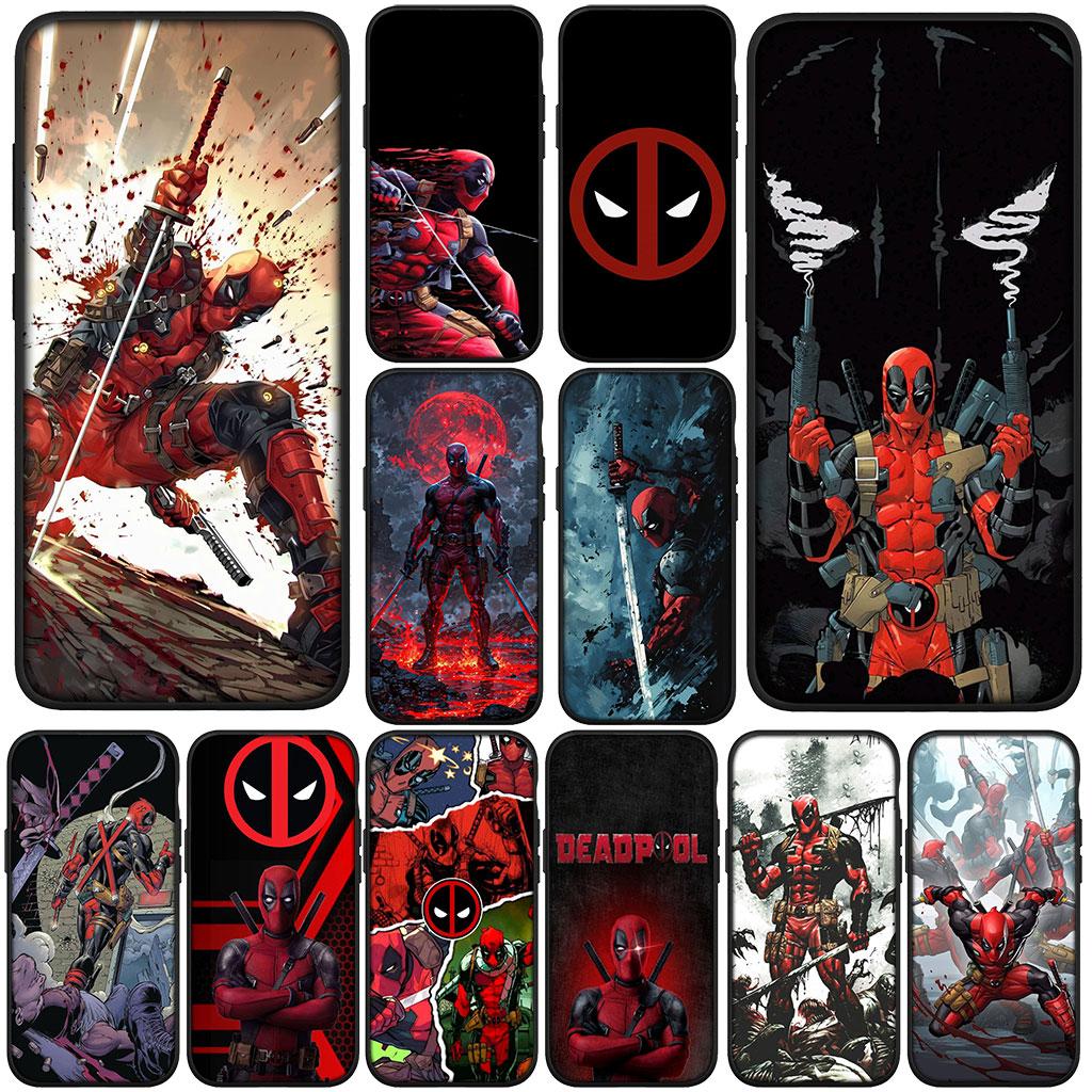 Deadpool Marvel Casing Phone Cover for Apple iPhone 16 15 14 11 Pro Max 7 8 Plus SE2 SE3 SE 2022 2020 Case
