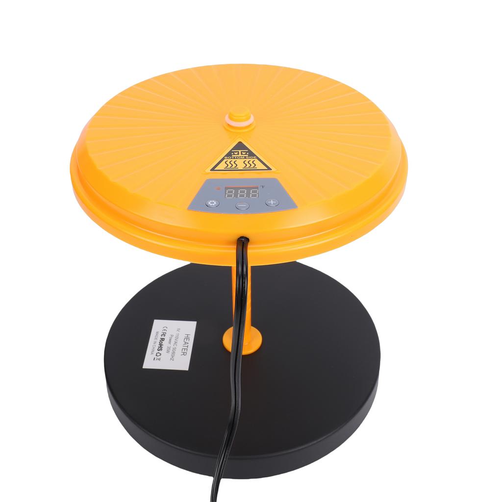 Chick Brooder Heater Pet Warmer Adjustable Height Angle Energy Efficient Thermostat Control Pet House Heating Lamp for