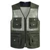 Men's Quick-Dry Multi-Pocket Outdoor Vest for Summer Fishing and Photography