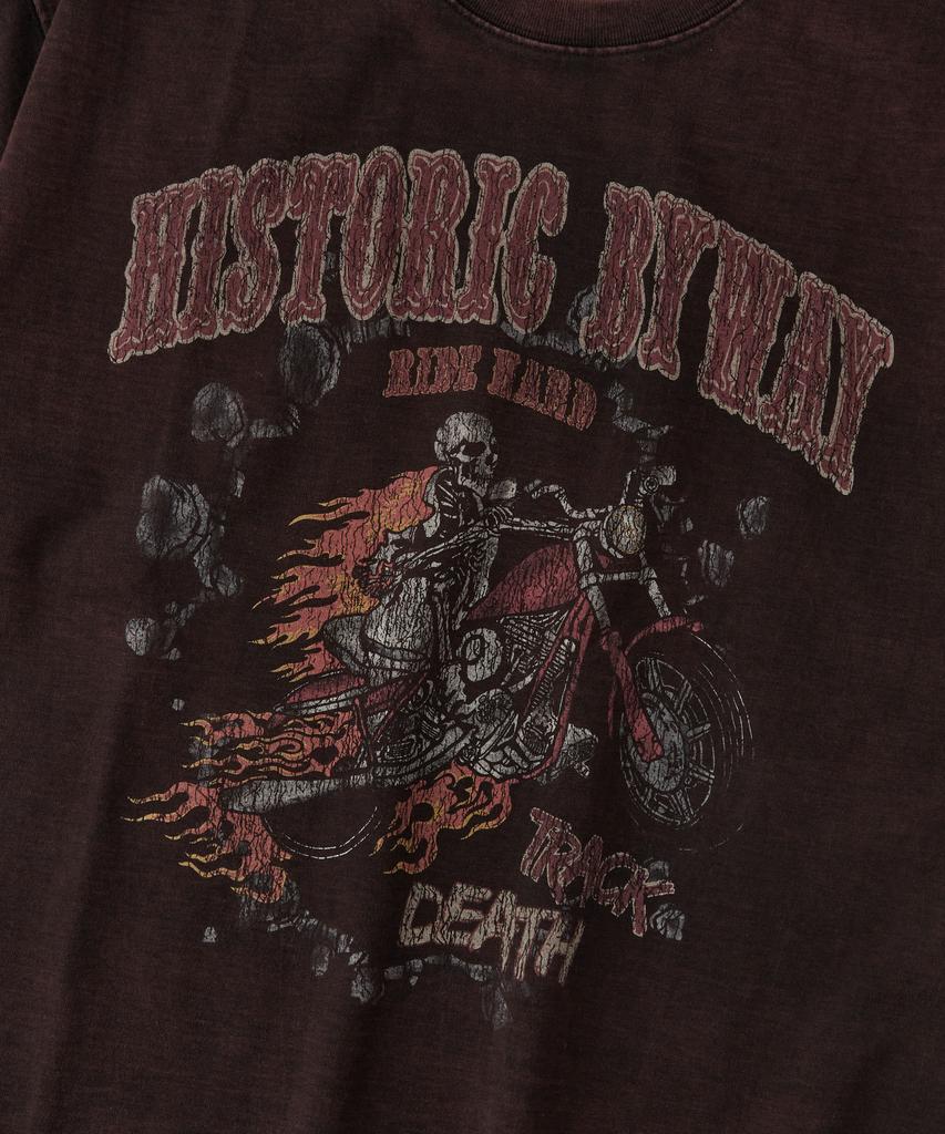OUTSTANDING Mot Series Tee(Death Track)_Vintage Black