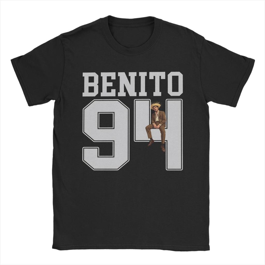 Vintage Bad Bunny Benito Number 94 LX  TShirt for Unisex Crew Neck Cotton T Shirts  Short Sleeve Tees Classic Tops