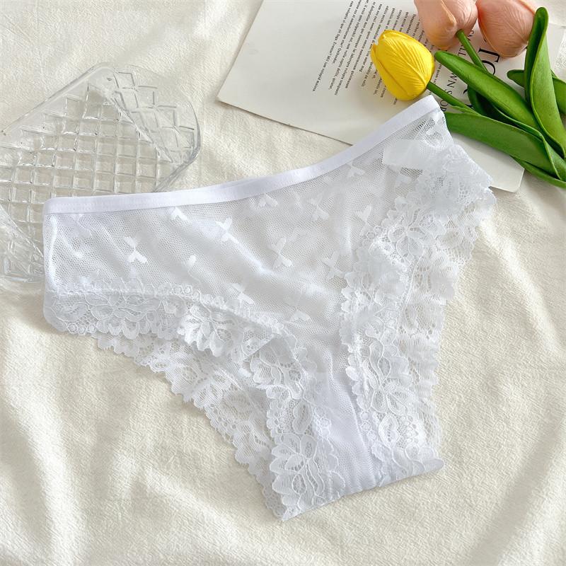 Seamless Lace Panty for Women Soft Lingerie Soft and Breathable Lingerie Cotton Comfortable Perspective Underwear