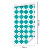 Wallpaper Basic Retro Checkered Turquoise and White 50x1000
