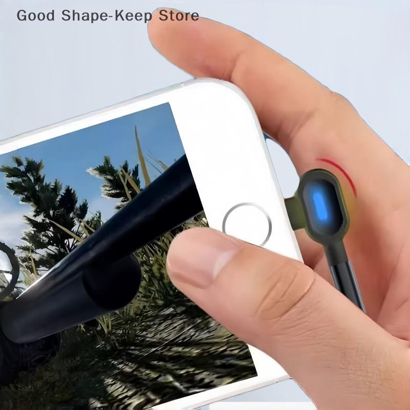 1Pcs 90° Elbow USB C to Type C Fast Charging Cable 6A Short Spring Data Cord for Phone Xiaomi Car Charger Wire