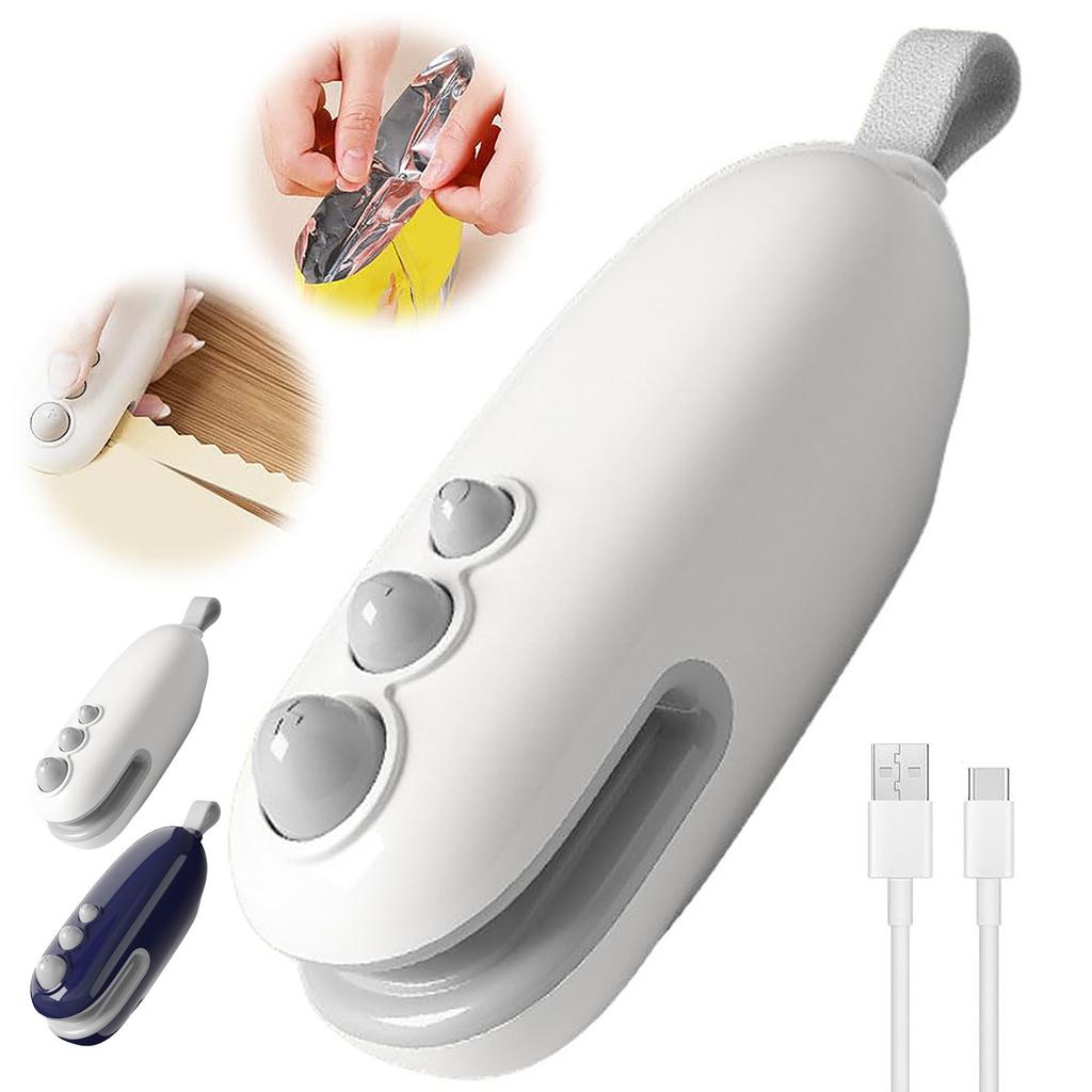 Heat Sealing Machine For Home Use – Portable Handheld Automatic Bag Sealer For Snack & Plastic Bags