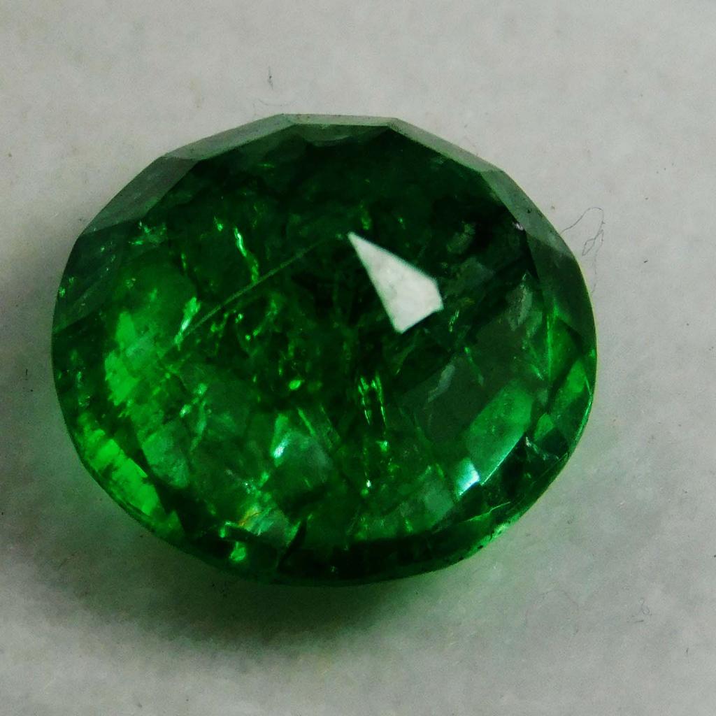 Natural Green Colombian Emerald 6.65ct Round Cut Certified Loose Gemstone
