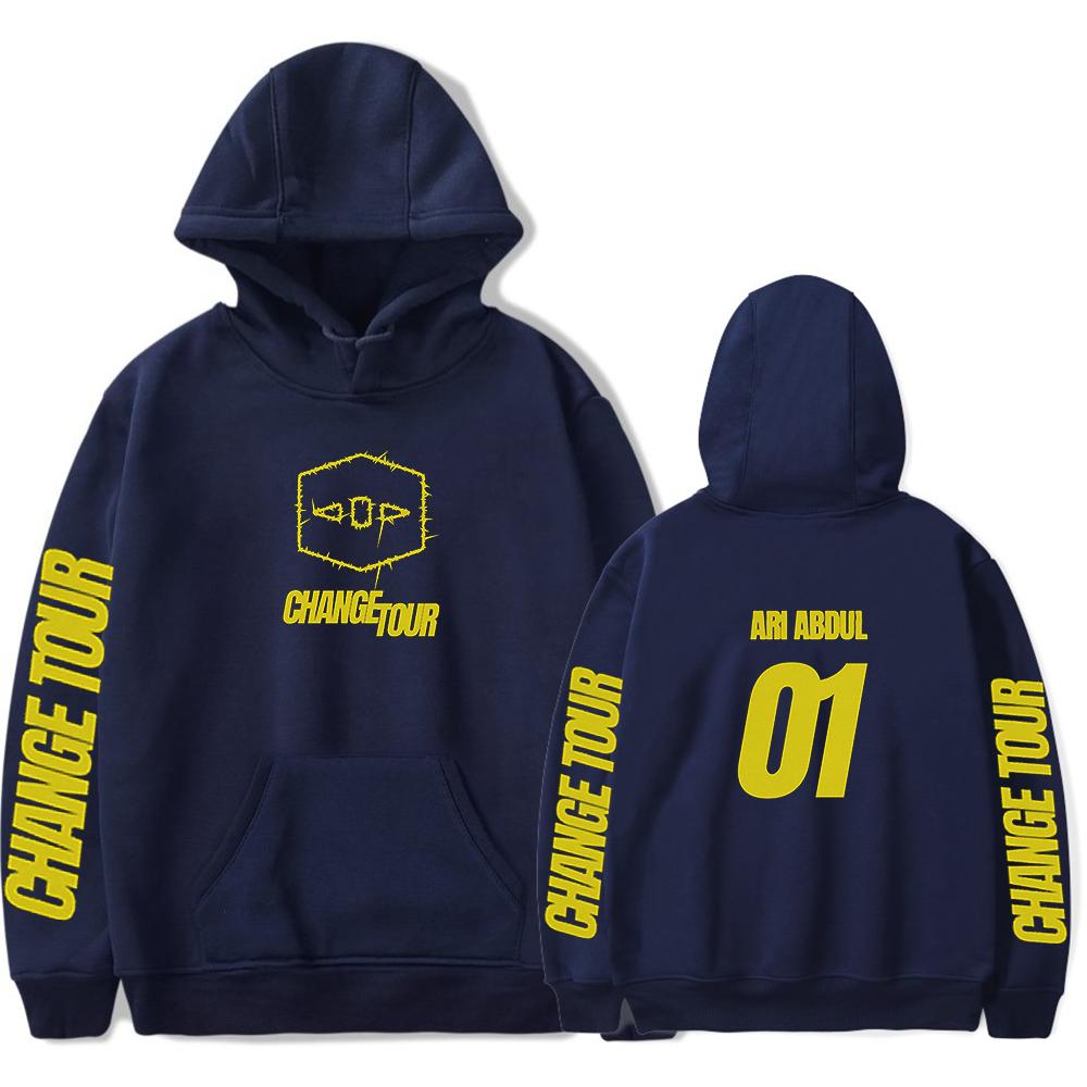Ari Abdul Change Tour Merch Hoodie Number 01 Print Cool Hoodie for Men and Women Streetwaer Pullover