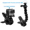 Suptig Jaws Gooseneck Flex Clamp Mount for GoPro Hero 12 Hero 11 Hero 10 9 8 7 6 5 4 Hero Session Hero 3 Hero DJI Insta Akaso Action Camera + 3, osmo,