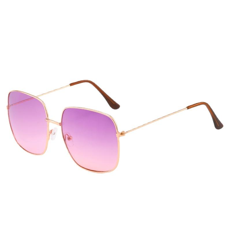 New Women'S Metal Ocean Sheet Sunglasses Women Shading Gradient Sun Glasses Fashion Men'S Driving Eyewear Uv400