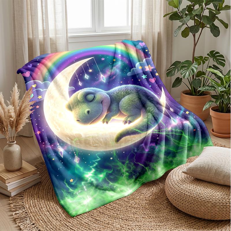 Dreamy Bubble Spa Theme Blanket Lightweight Warm Flannel Blanket Decorative Throw Blanket for Home Decoration