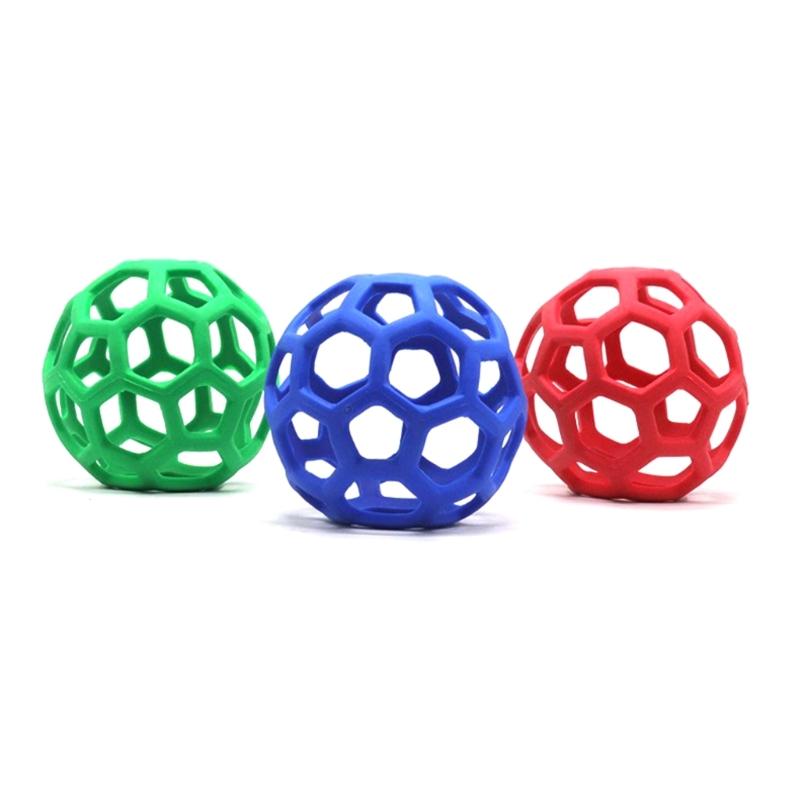 Puppy Toy Treat Dispensing Interactive Puppy Chewing Ball Chew Toy Puzzle Ball Treat Dispensing Teething Toy