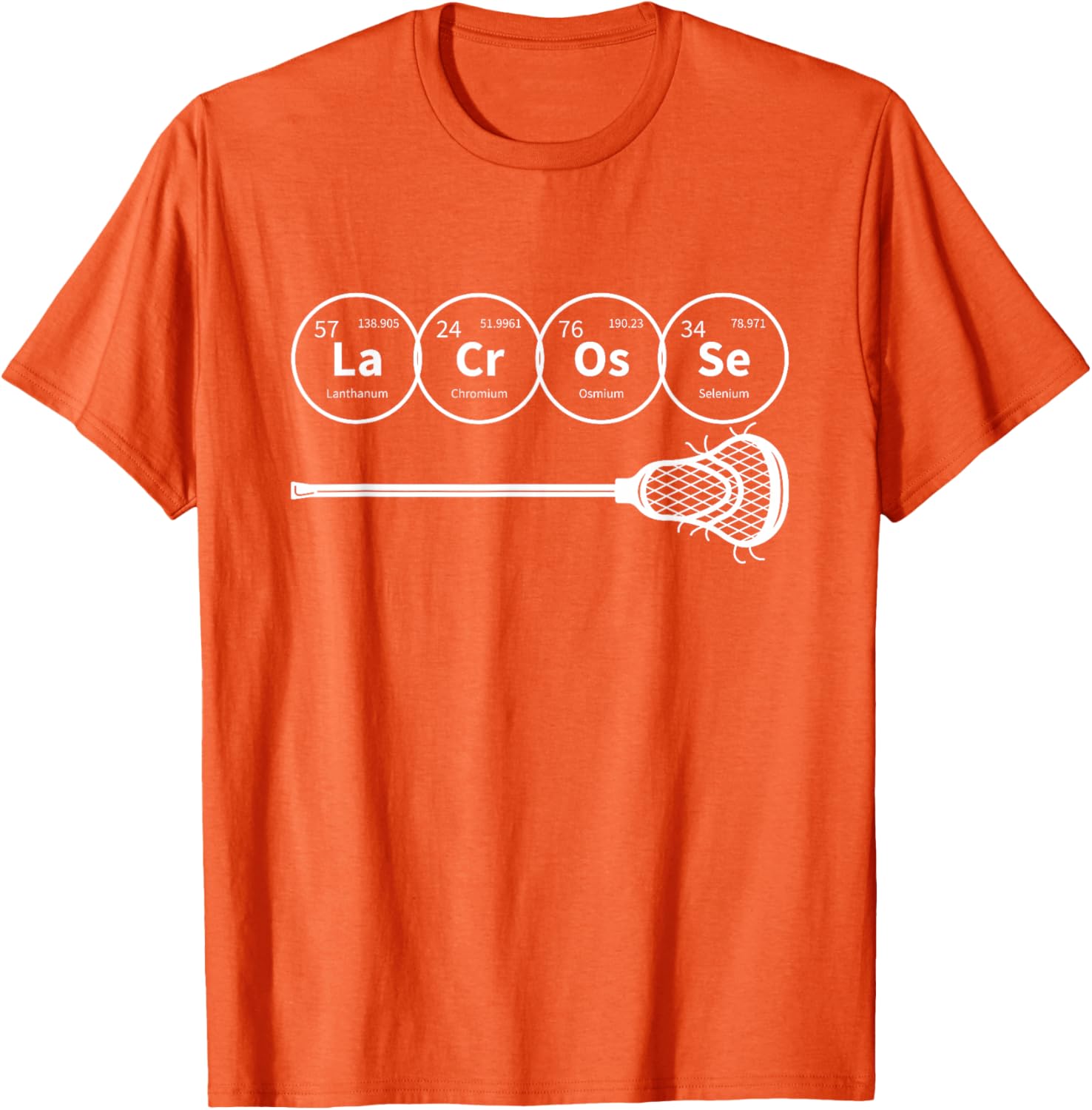 

Lacrosse Periodic Table Elements Chemistry Graphic Tee Men s Cotton Casual T-Shirt 4XL