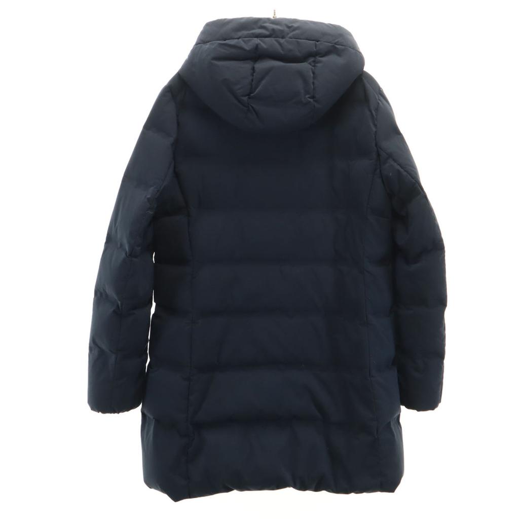 Uniqlo Seamless Short Down Coat L Navy Women Used