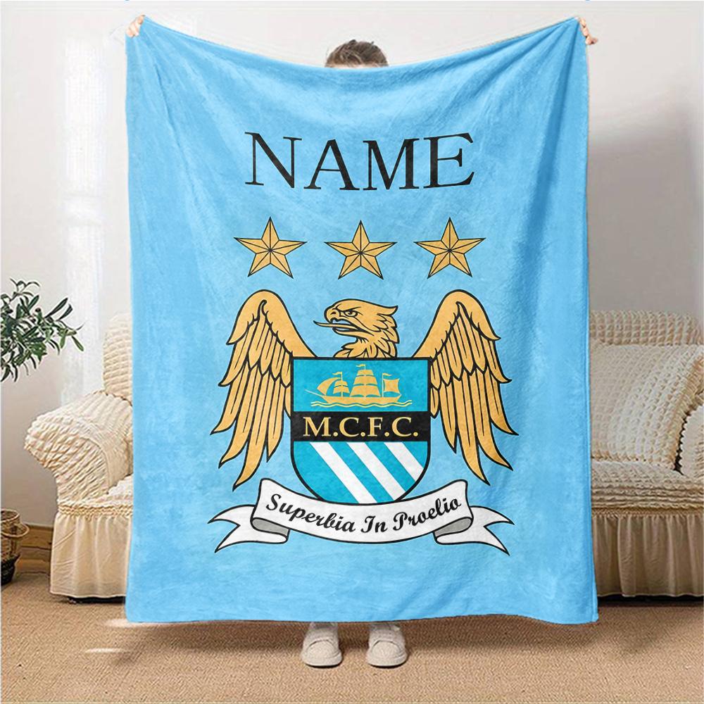 Custom Name Juventus Crest blanket for Couch & Bed, Plush Cozy Fuzzy Blanket Super Soft & Warm Blankets for Fall and Winter. 0908258