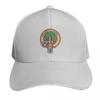 Clan Anderson Crest Over Tartan Baseball Cap Vintage Retro Embroidered Lightweight Packable Gift For Him Her