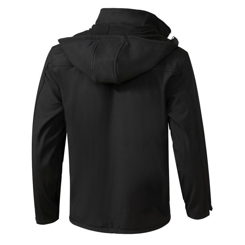Men's Fleece Jacket Suit Windproof And Waterproof Outdoor Cold Proof Warm Cotton Jacket Thickened Suit