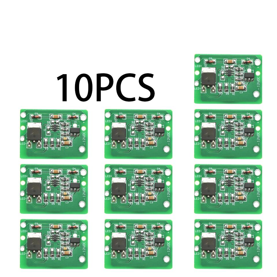1-20PCS 12V Capacitive Touch Switch Sensor Module Push Button Touching Key Module Jog Latch With Relay DC 6-20V 3A TTP223