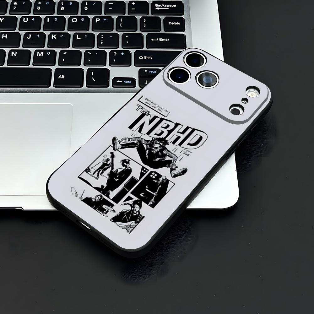 

Чехол для телефона N-Neighbourhood Band Для IPhone 17 Air 16 E Pro Max 15 14 13 Mini 12 Pro 11 Max Plus Черный Мягкий Корпус iPhone 16 Pro Max