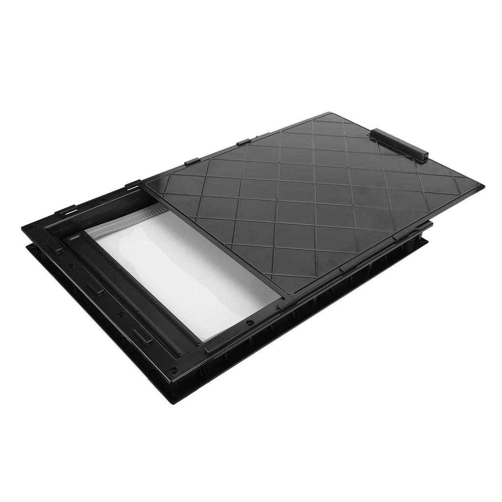Plastový mazlíček velký středně velký pes odnímatelná instalační dvířka s vestavěným magnetem(Černá )