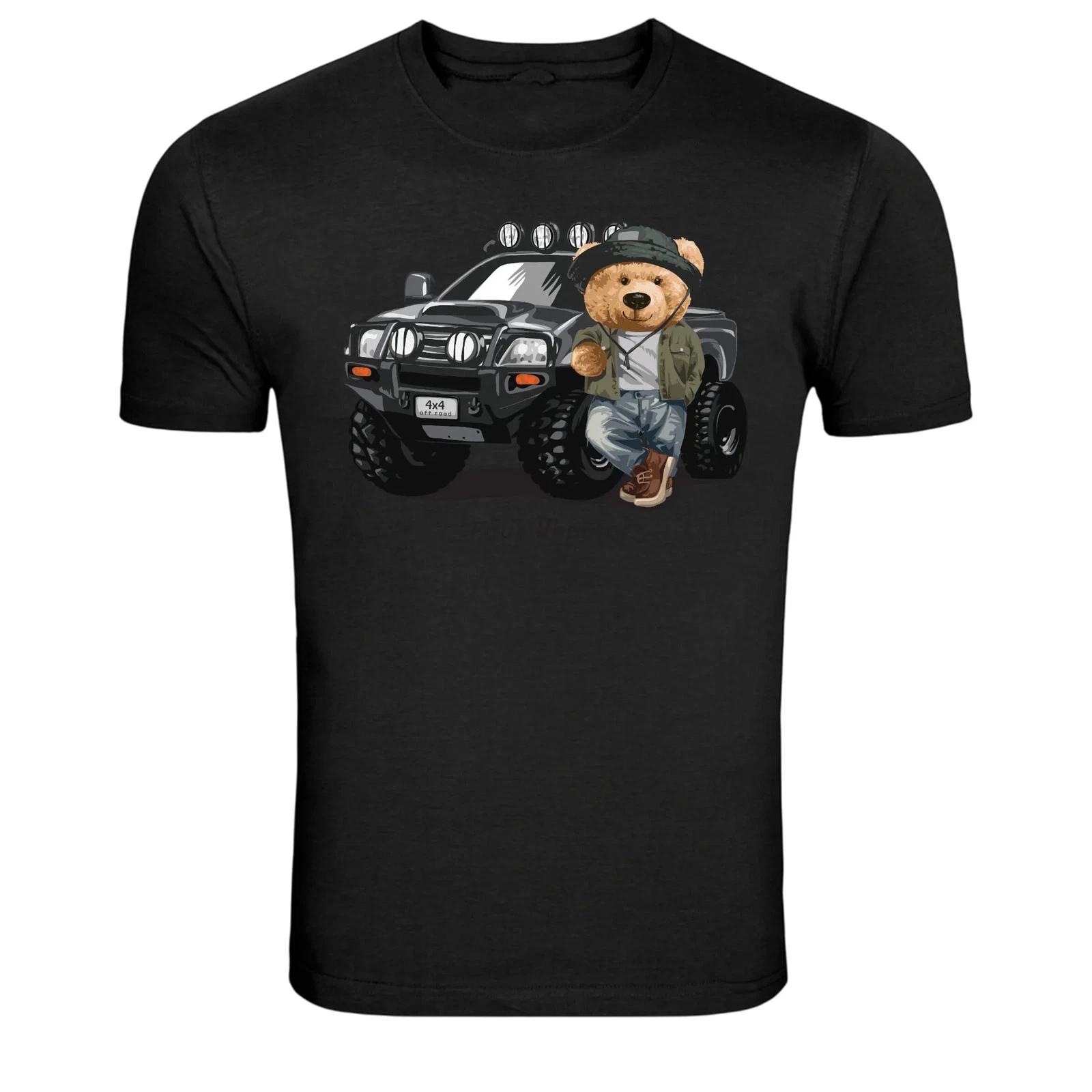 Four Wheeler Off Road Teddy Bear 4x4 Graphic T-Shirt XXXXL
