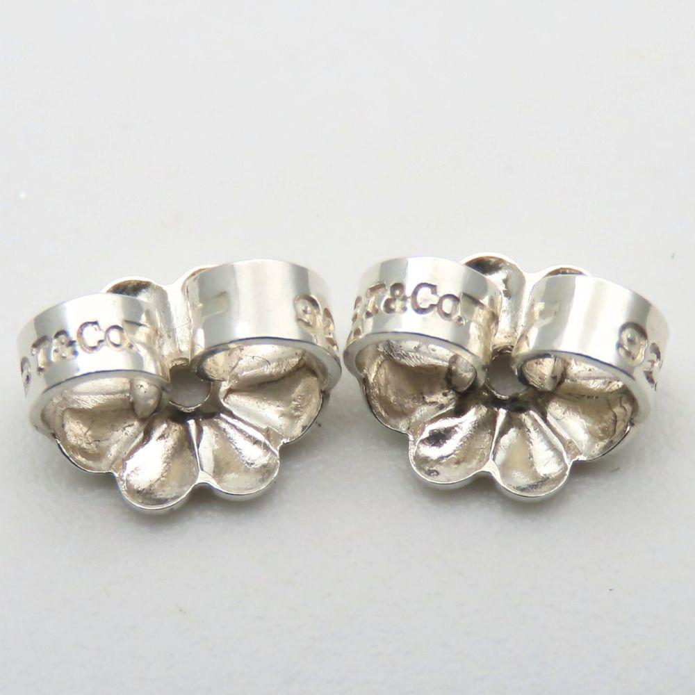 Used TIFFANY&Co. Pierce Heart Link Drop Swing Silver925 3.9g Silver Shake