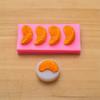 3D Orange Pulp Silicone Rubber Flexible Food Safe Mould Clay Resin Ceramics Candy Fondant Candy Chocolate Soap Mould
