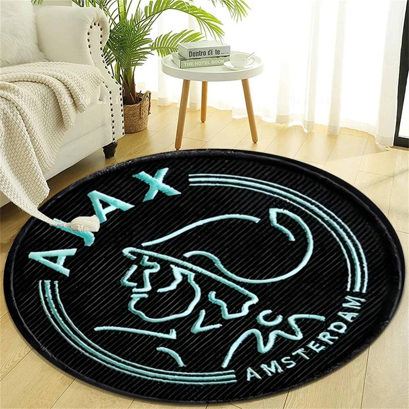 Personalized Ajax FC Round Chair Office Rug - Perfect for Mat, Office Chair & More - Ideal Gift for Birthdays and Holidays