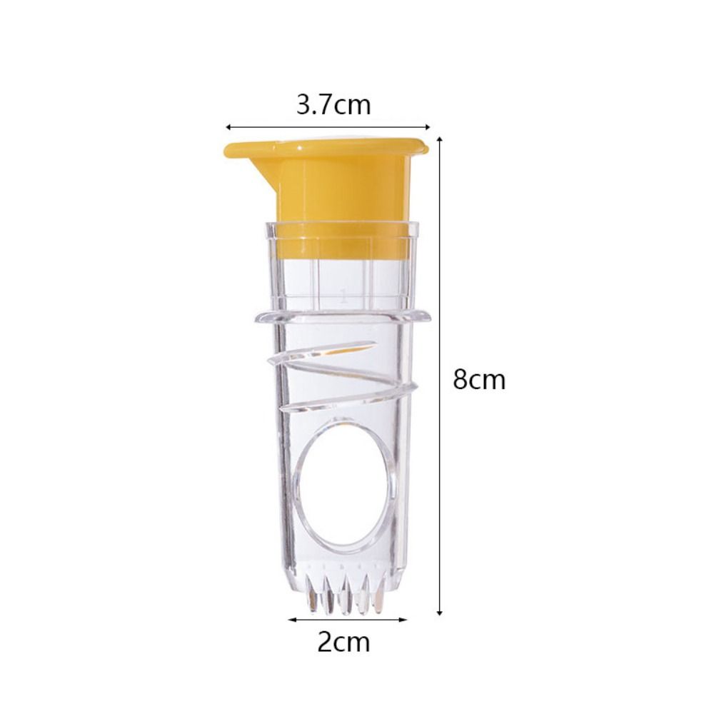 2pcs Spiral Design Lemon Filter Plastic Citrus Reamer Kitchen Gadgets Lemon Juicer  Dessert