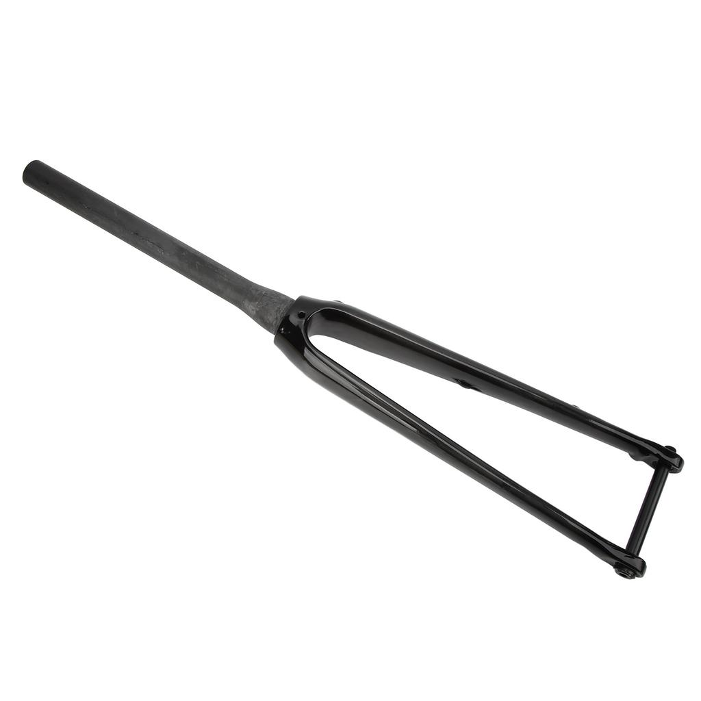 Garfo Dianteiro de Bicicleta Full Carbon para Estrada com Tubo Cônico e Eixo de Barril para Freio a Disco