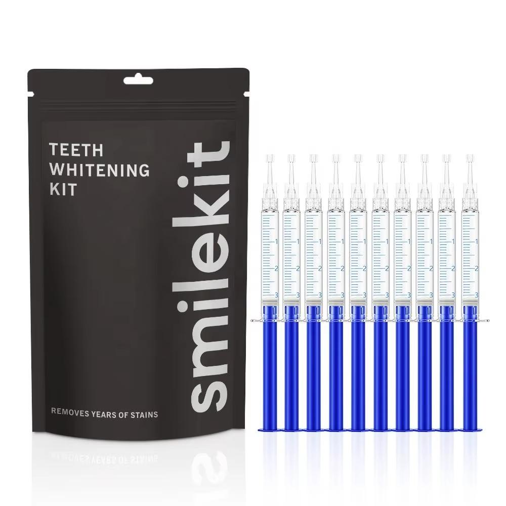 Professional Teeth Whitening LED Light Dental Whitening Set Bleaching At-Home Teeth Whitening Kit Whitening Gel 44% Peroxide