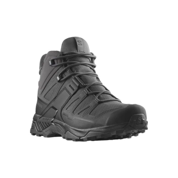 SALOMON X Ultra 4 Forces Mid GTX Comfortable Slip-Resistant Durable Outdoor Functional Shoes Men Shoes Gray Black 472344