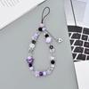 Aesthetic Beaded Phone Charms With Cute Butterfly Heart Pendants Colorful Acrylic Beads For Teen Girls Gifts Phone Decoration