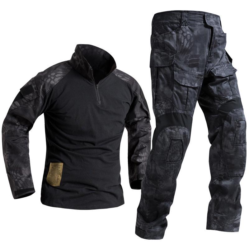 G3 Tactical Frog Suit: Outdoor Military Wear-Resistant Combat Uniform with Teflon Waterproof Camouflage.