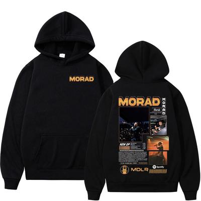 Rapper Morad Graphic Hoodie Merch Men's Women Clothing Fashion Hip Hop Vintage Sweatshirt Casual Oversized Long Sleeve Hoodies