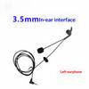 Type-C Ledningsbasert Dommer In-Ear Headset Høy Definisjon Lyd Passer for EJEAS V6 Pro+ / V4 Plus for Profesjonell Dommerbruk