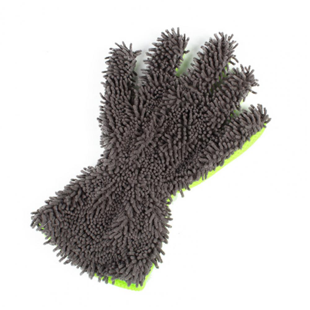 Car Washing Glove Coral Fleece Non-scratching Effortless Universal Chenille Auto Wash Glove Car Wash Glove Stain Removal