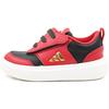 Park St Comfortable Simple Versatile Sports Non-Slip Wear-Resistant Low-Top Training Shoes Kids Sneakers Red Black JR3358