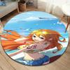 Nami Round Area Rug Carpet Rug For Living Room Bedroom Sofa Playroom Decor Nonslip Floor Mat