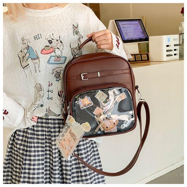 New Original Niche Design Girl Ulzzang Ita Bag Women Fashion Casual Backpack Preppy Style One Shoulder Crossbody Handbag