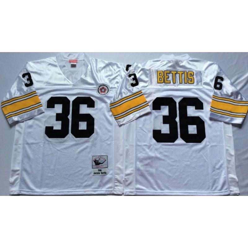 Pittsburgh Steelers Retro NFL Football Jersey Men Women Sportswear Cotton Blend Athletic Top