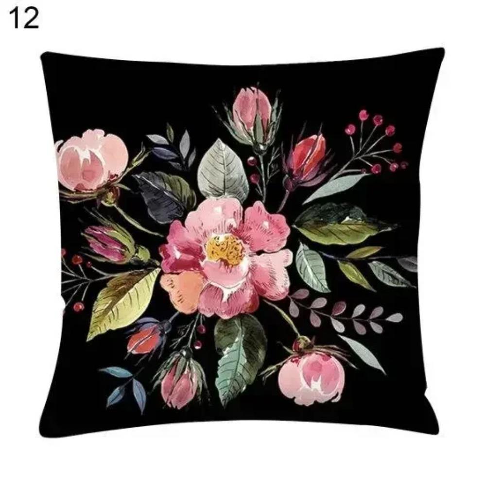 Pillow Case Throw  Cushion Cover Square Headrest