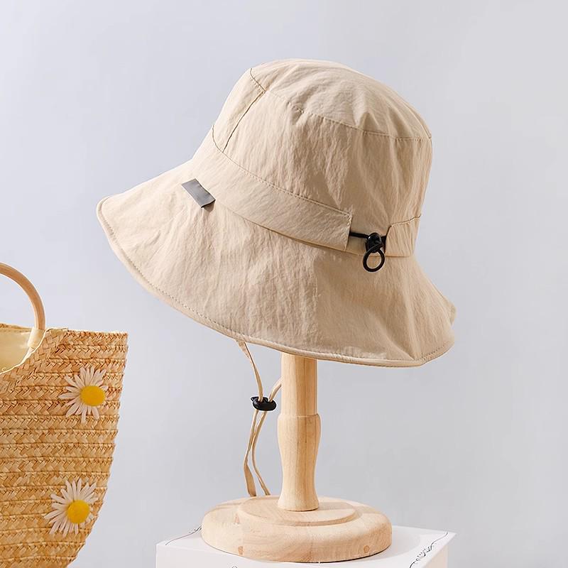 2025 Women's Foldable Sun Hat: Spring/Summer Travel, Large Brim, Small Head Circumference, UV Protection
