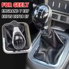 Car Gear Shift Knob For Geely Emgrand 7 EC7 EC715 EC718 E7 Gearbox Handle Gear Lever Knob Shifter Lever Gaiter Boot Cover