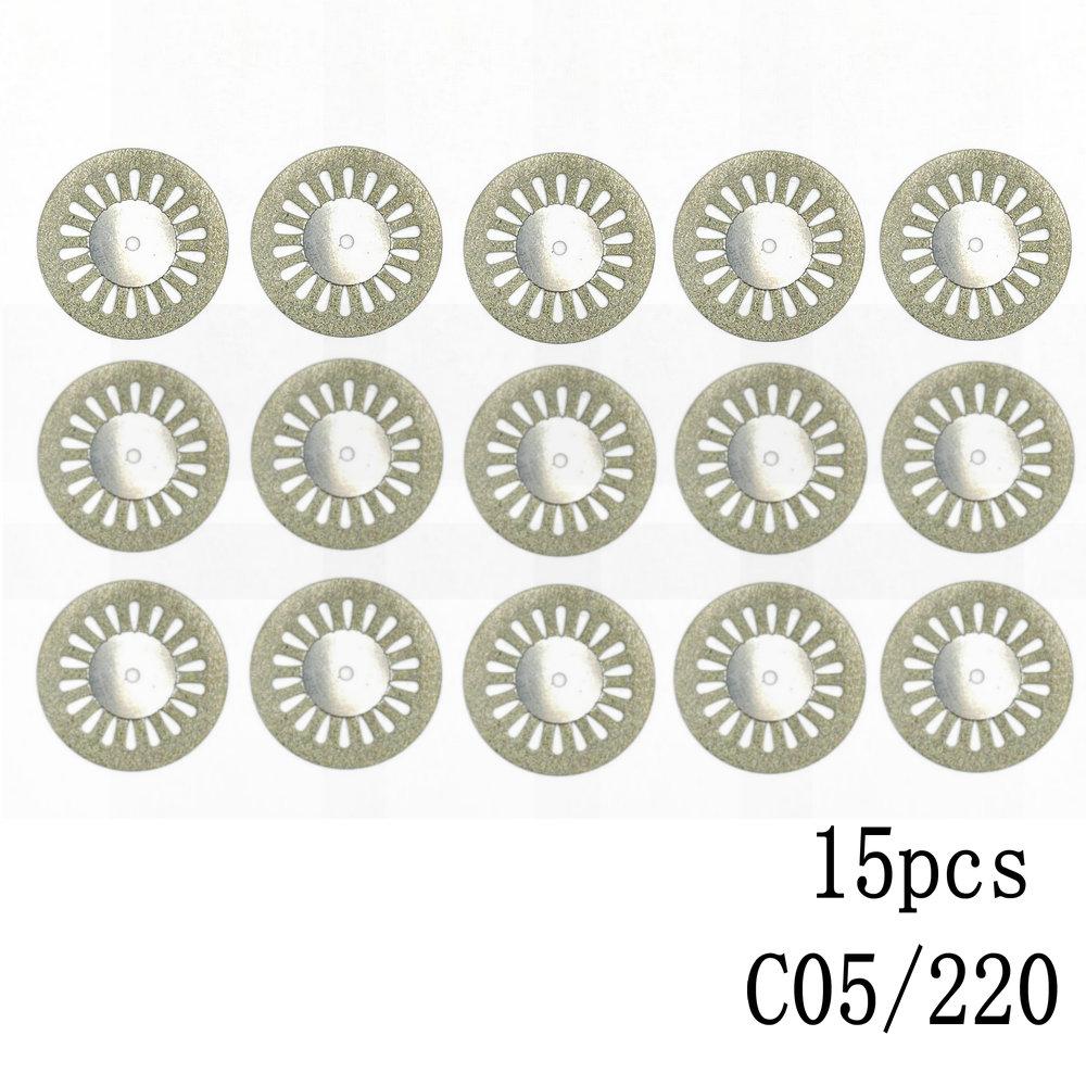 Dental Lab Polishing Shank Mandrel Burs Emery Polishing Kit Disc Cutting Double Side Disk Tool Dentistry Polishing Tools