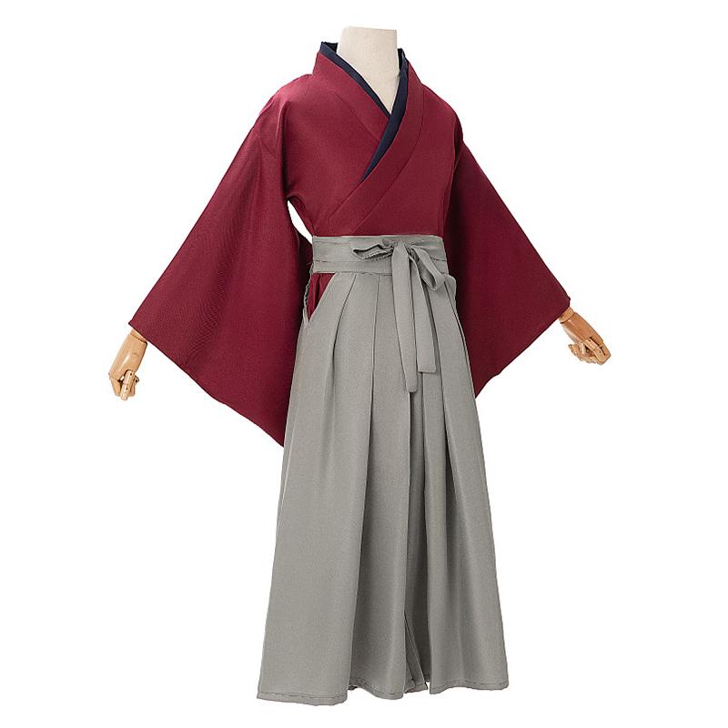 Rurouni Kenshin Himura Kenshin Cosplay Costume Kendo Kimono for Comic Con and Halloween Cosplay Clothing