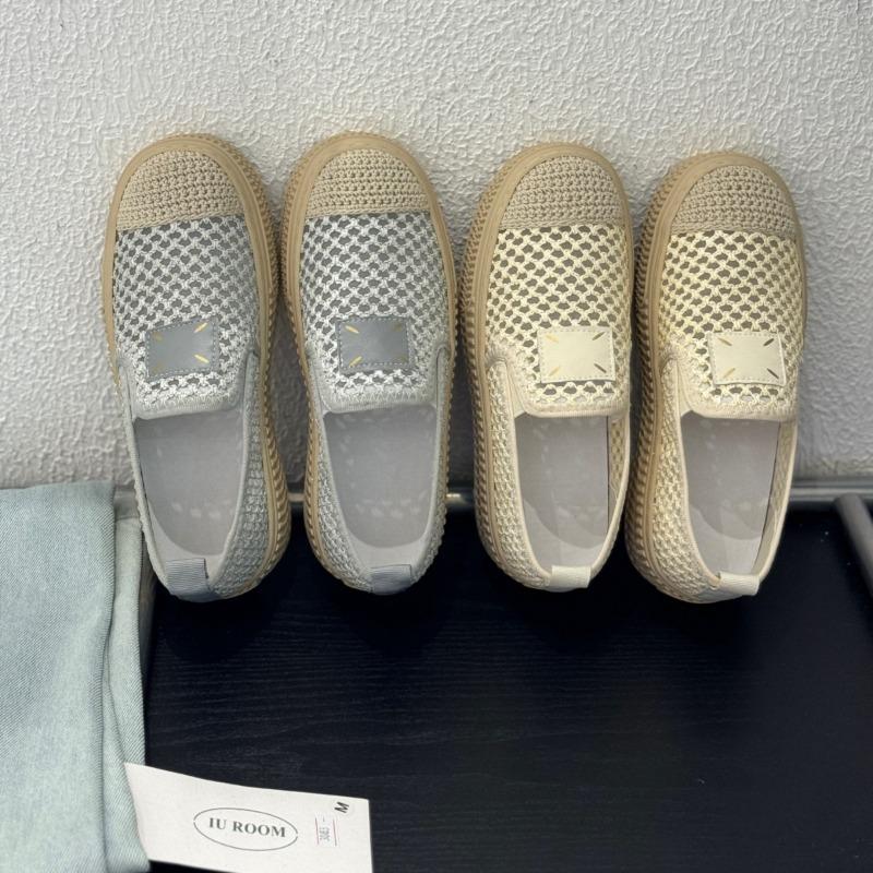 Mesh Hollow Breathable Fisherman Shoes Women's One-pedal Lazy Summer New Straw Biscuit Women's Shoes