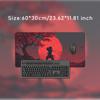 Mouse Pad Samurai under Red Moon Gamer XL HD Computer Mousepad XXL Mouse Mat Natural Rubber Carpet Office Accessories Table Mat