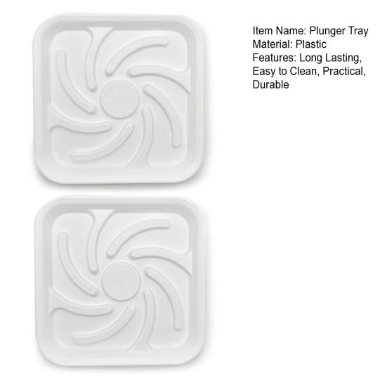 2Pcs Plunger Trays Fast-Drying Air Mats Easy to Clean Reusable